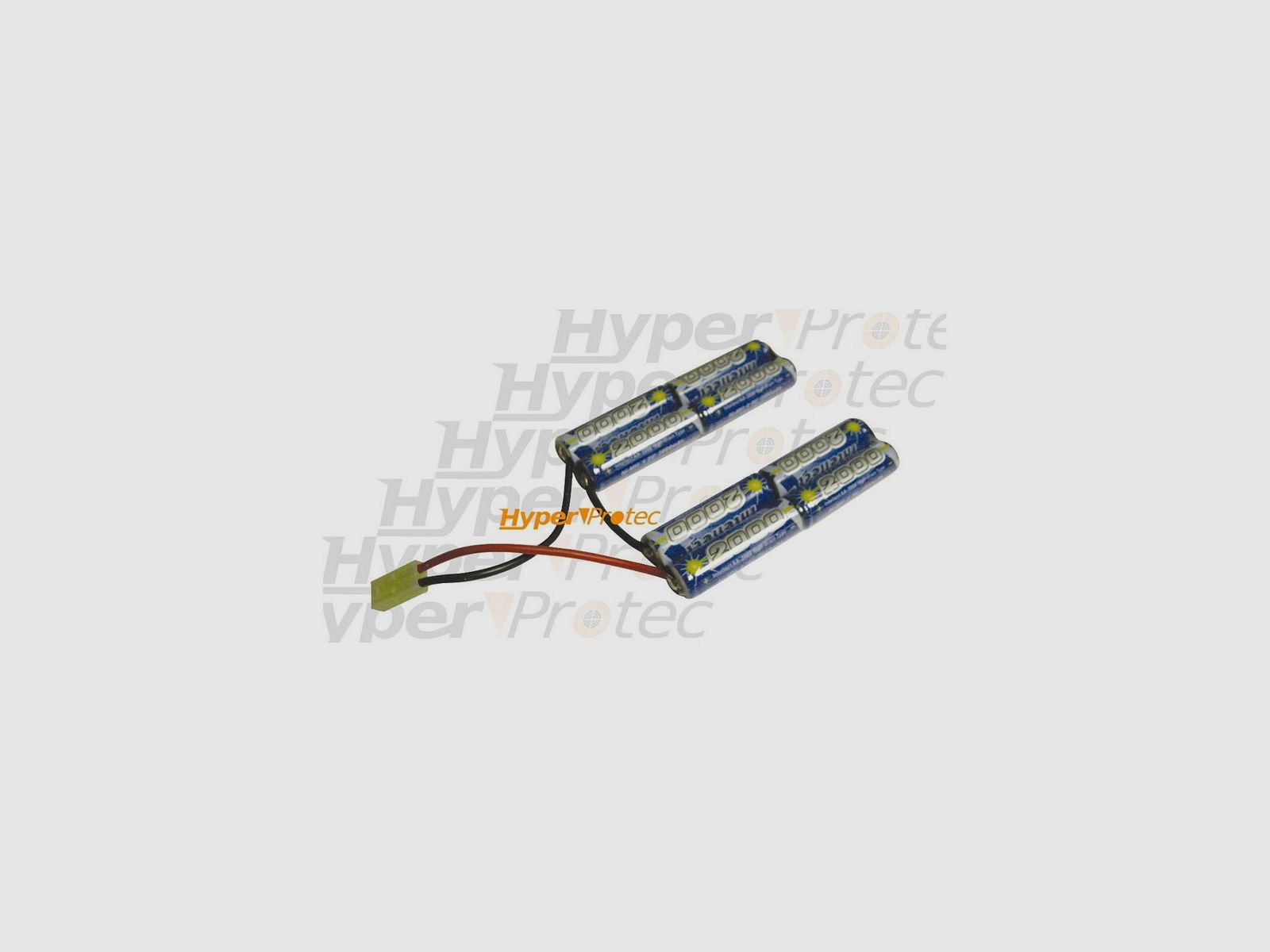 Batterie 2000 mAh 9.6V pour airsoft électrique - type V mini