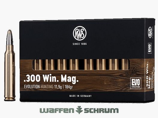 RWS EVO 11.9g - 184gr .300WinMag