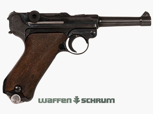 Walther P08 9mmLuger, 1942, números coincidentes