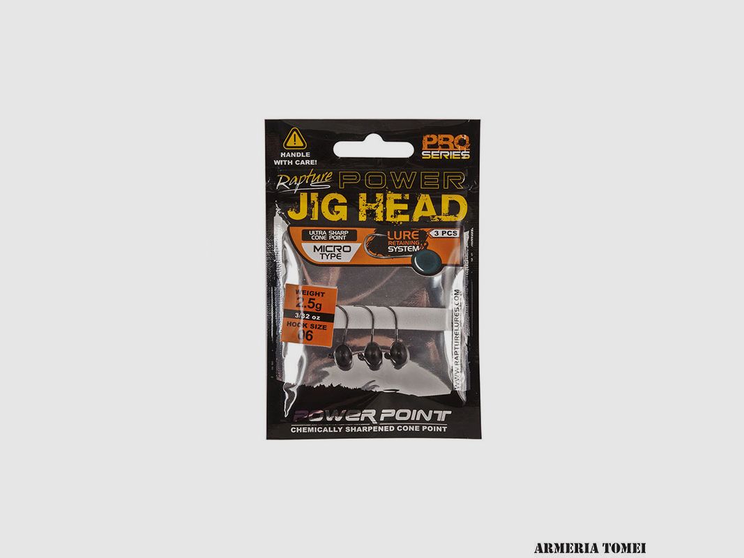RAPTURE – POWER MICRO JIG HEADS 3PZ 4.0G “04” 10LB, immagine 2 di 2