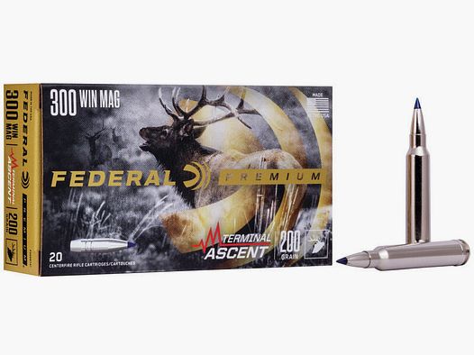 BULLE FEDERAL TERMINAL ASCENT - 300 WIN. MAG. - 200 GRAINS