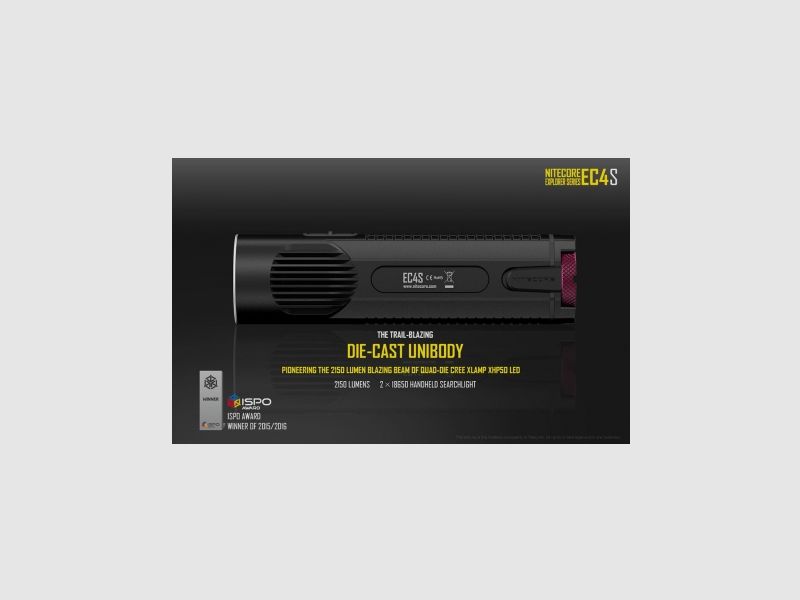 Latarka LED Nitecore EC4S 2150 Lumenów, zdjęcie 5 z 26