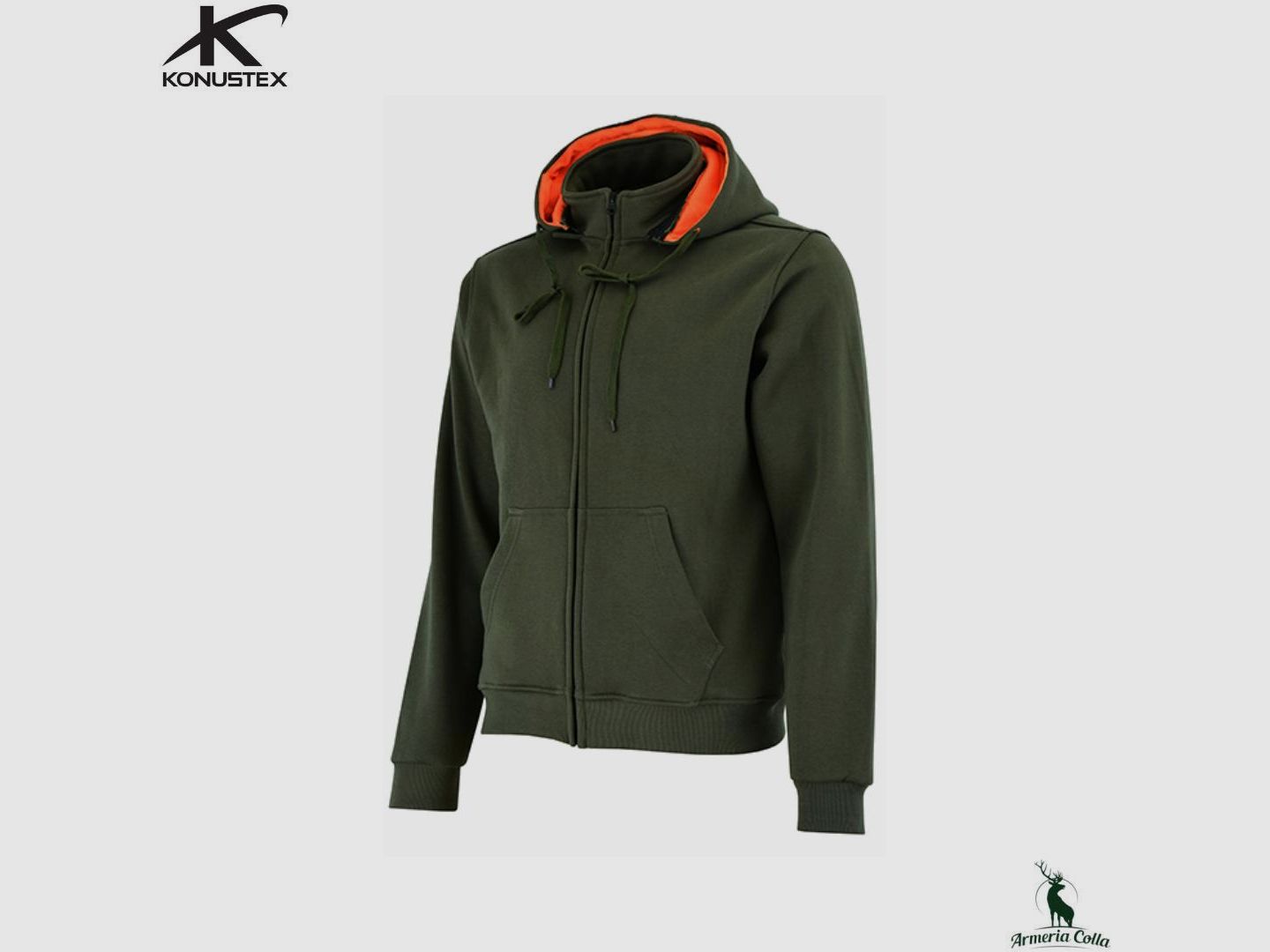 Konustex Sweatshirt mod. Lyseo Farbe Orange, Bild 1 von 3