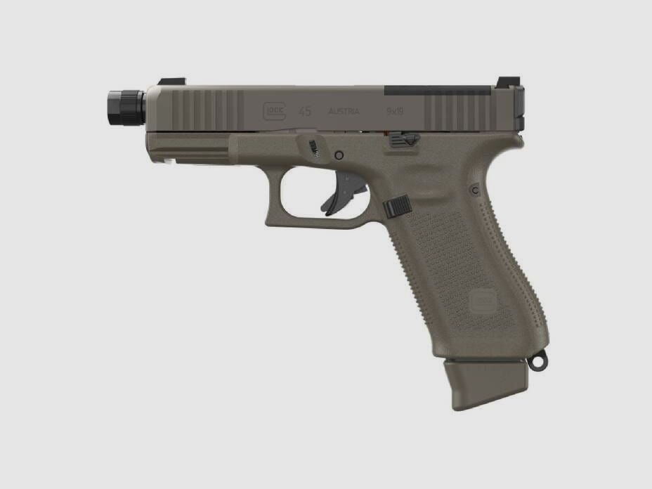 Glock 45 Hunter Edition M.O.S. Pistole Kal. 9mm Luger