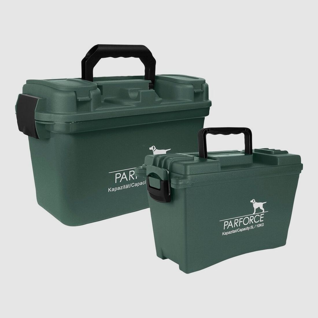 Parforce Transport- und Munitionsbox - 2er-Set Farbe Oliv