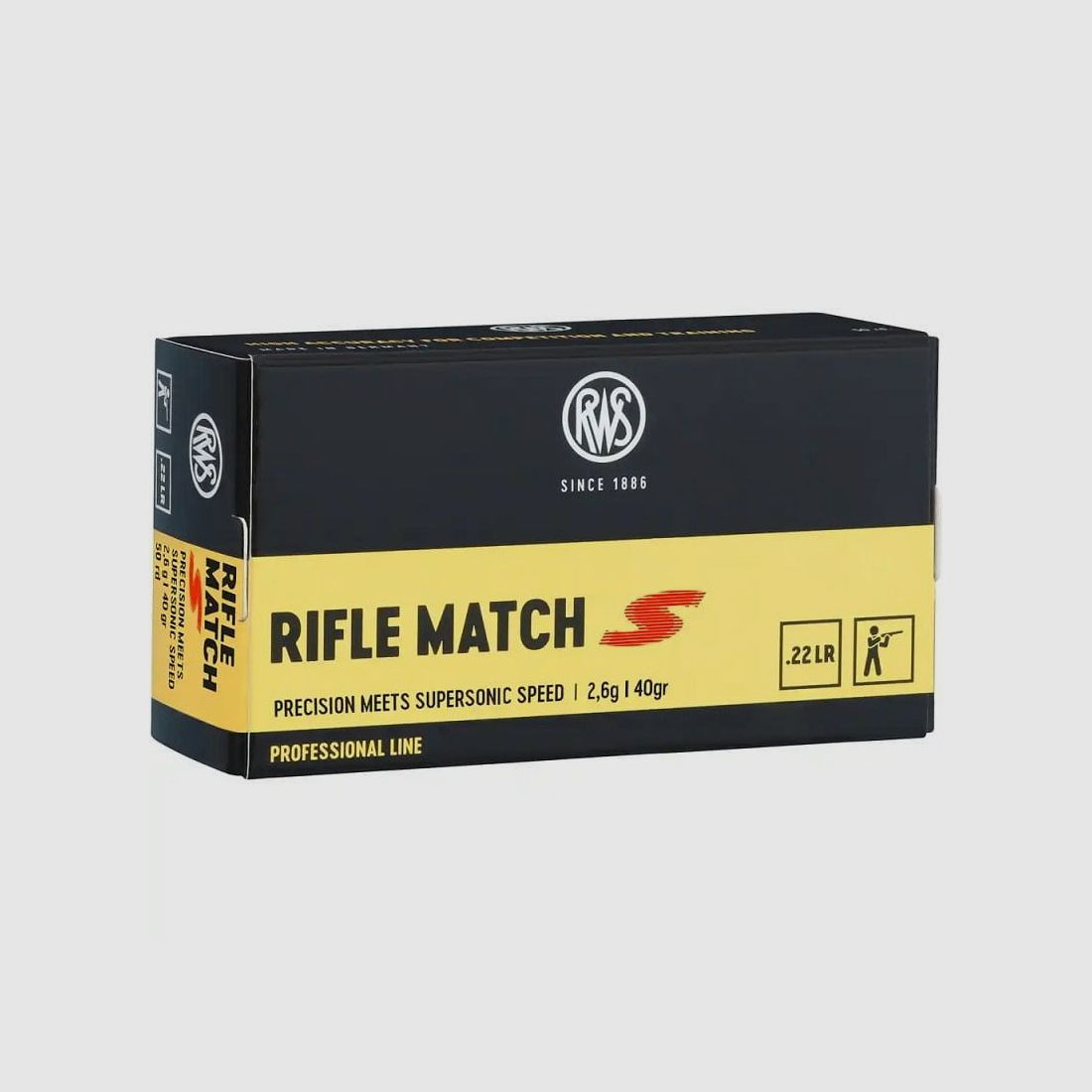 RWS .22lfb Rifle Match S 2,6g - 50 pz.