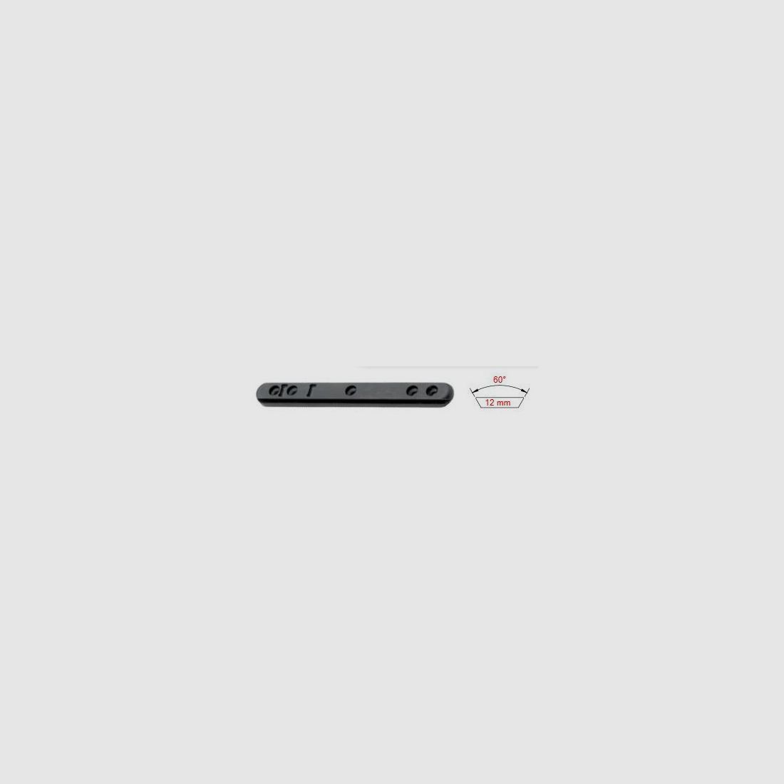 EMBASE RAIL CONTESSA 12MM MERKEL SR I, Bild 1 von 2