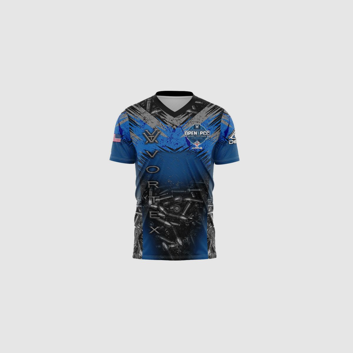 DED USPSA OPEN-PCC National Championship 2024 T-Shirt, size: 8XL, Custom Name: With Custom Name, Clothes type: Regular (Men), image 3 sur 3
