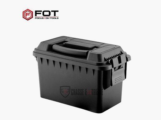Ammunition Box FOT Polymer Cal 50 Black 35x18x23 cm