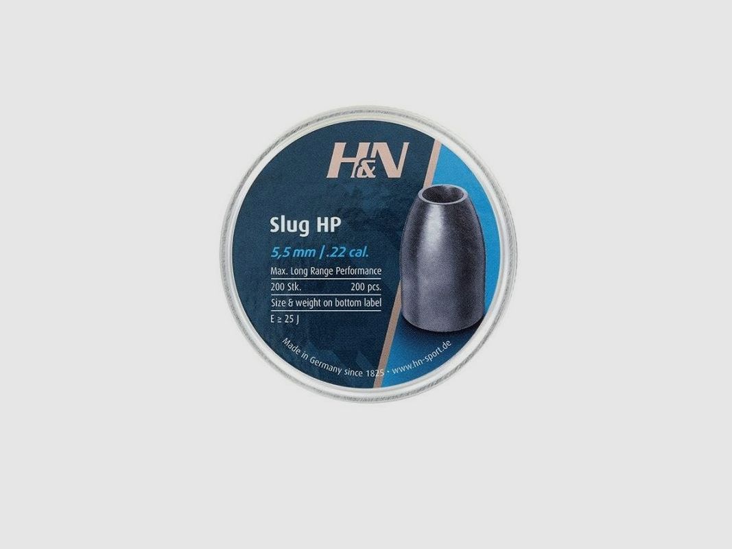 H&N Slug HP 5,5 mm 23 gr 200 pièces