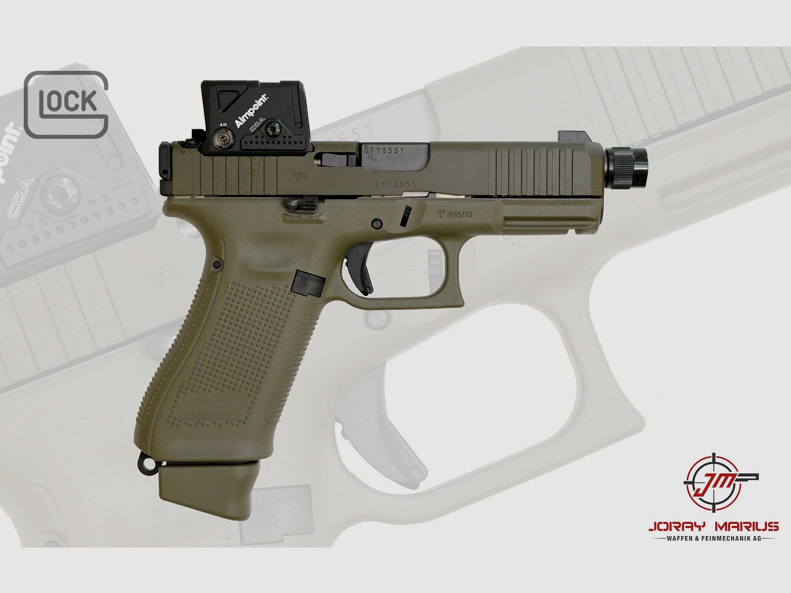 Glock 45 Hunter FS MOS 9mm Para, Bild 1 von 2