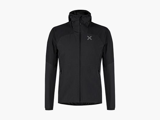 JACK – MONTURA – RISE HOODED JACKET REGULAR FIT Zwart