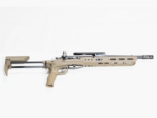 Rep. Gewehr W+F WINGOLD K31 Socom, FDE DLC, 7.5×55, Wyssen Defence Socom Chassis