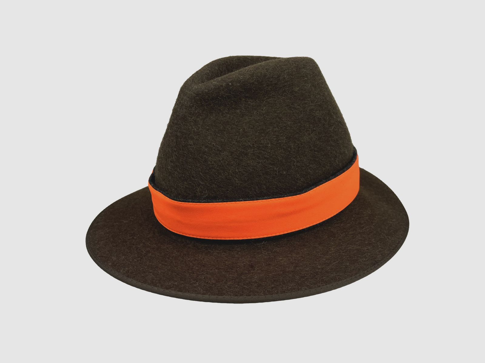 CAPPELLO DI CACCIA Lodenhut Graz Marrone con Nastro di Avviso