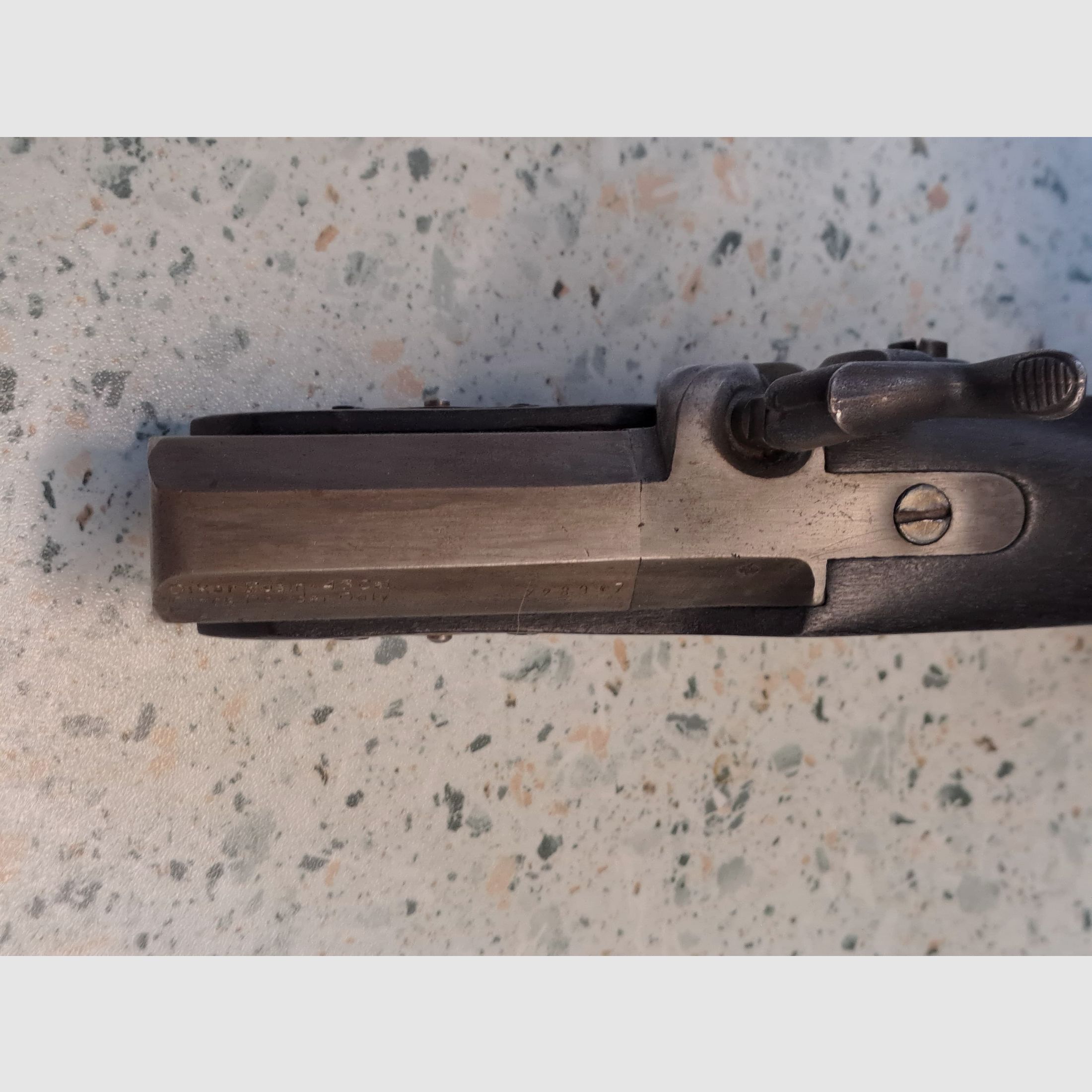 Philadelphia Derringer Dikar .45 including original proof certificate