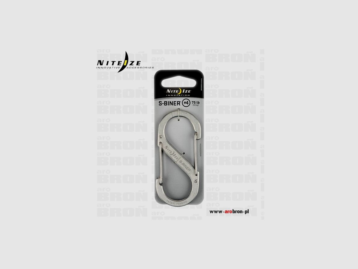 Nite Ize S-Biner _4 Steel Carabiner SB4-03-11, image 1 of 2