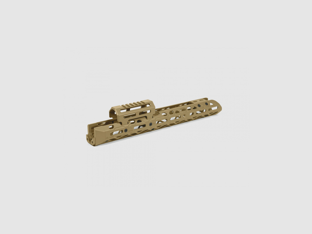 KPYK Langer AK M-LOK Handschutz mit kurzem Gasrohrcover CRC 1U004A Coyote Tan