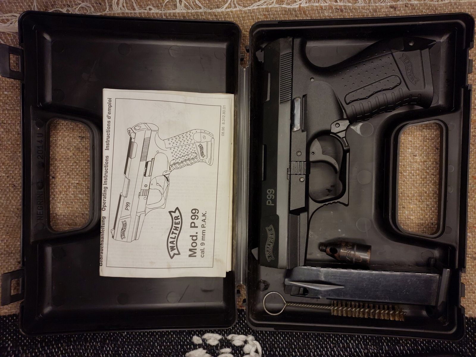 Walther P99 Schreckschuss Pistole 9mm P.A.K. (PTB 637) P 99