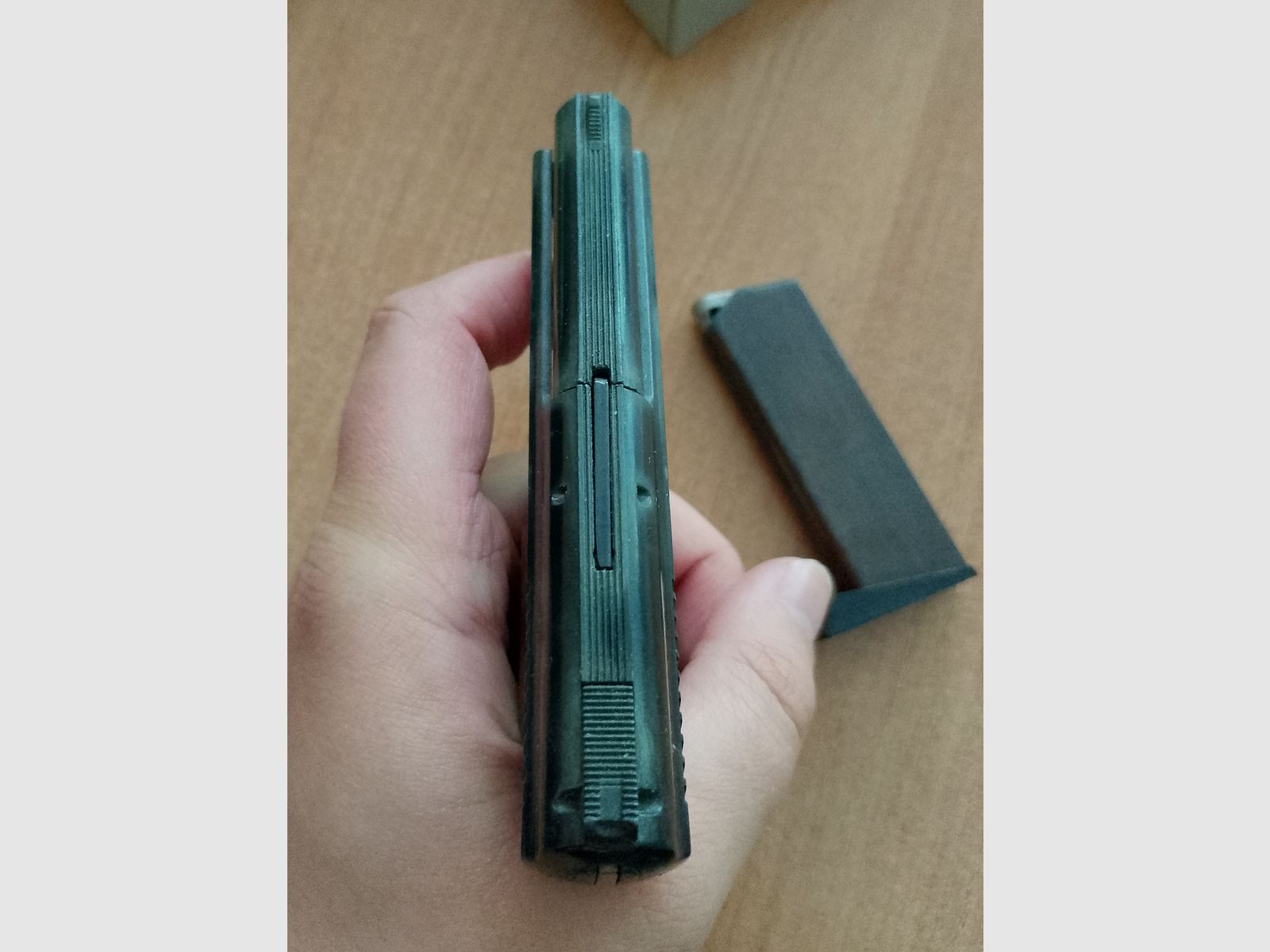 Alte Rhöner SM 15 Kal. 8 mm Knall im ersten PTB 83 mit Verpackung!