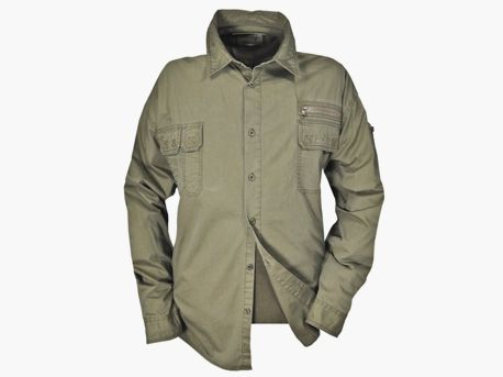 Camicia Outdoor a manica lunga - con maniche arrotolabili