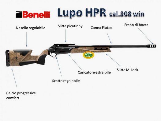 BENELLI LUPO HPR B.E.S.T. cal.308 win