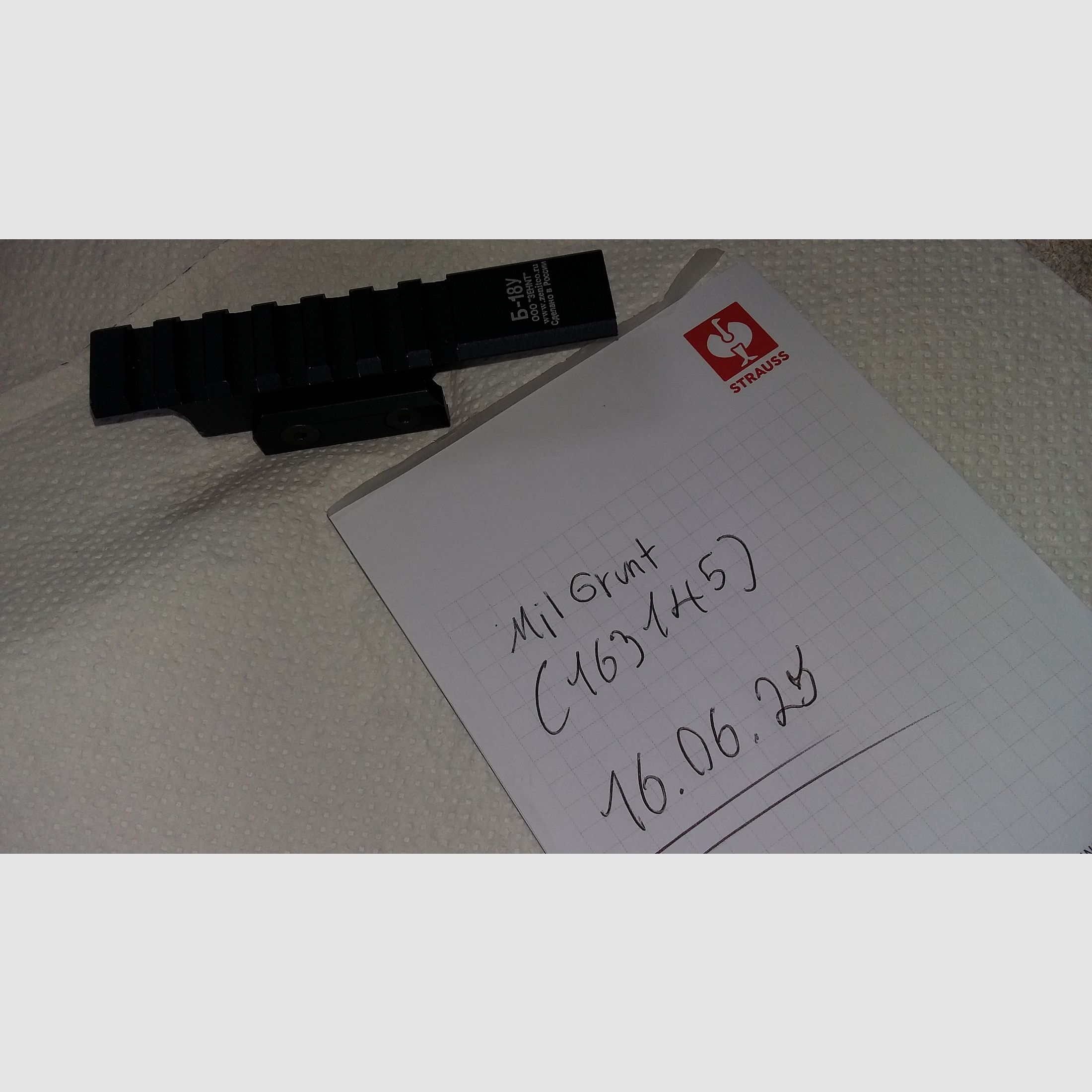 5KU Zenitco style AKS74U Kimmen Picatinnyrail Mount CNC Alu 