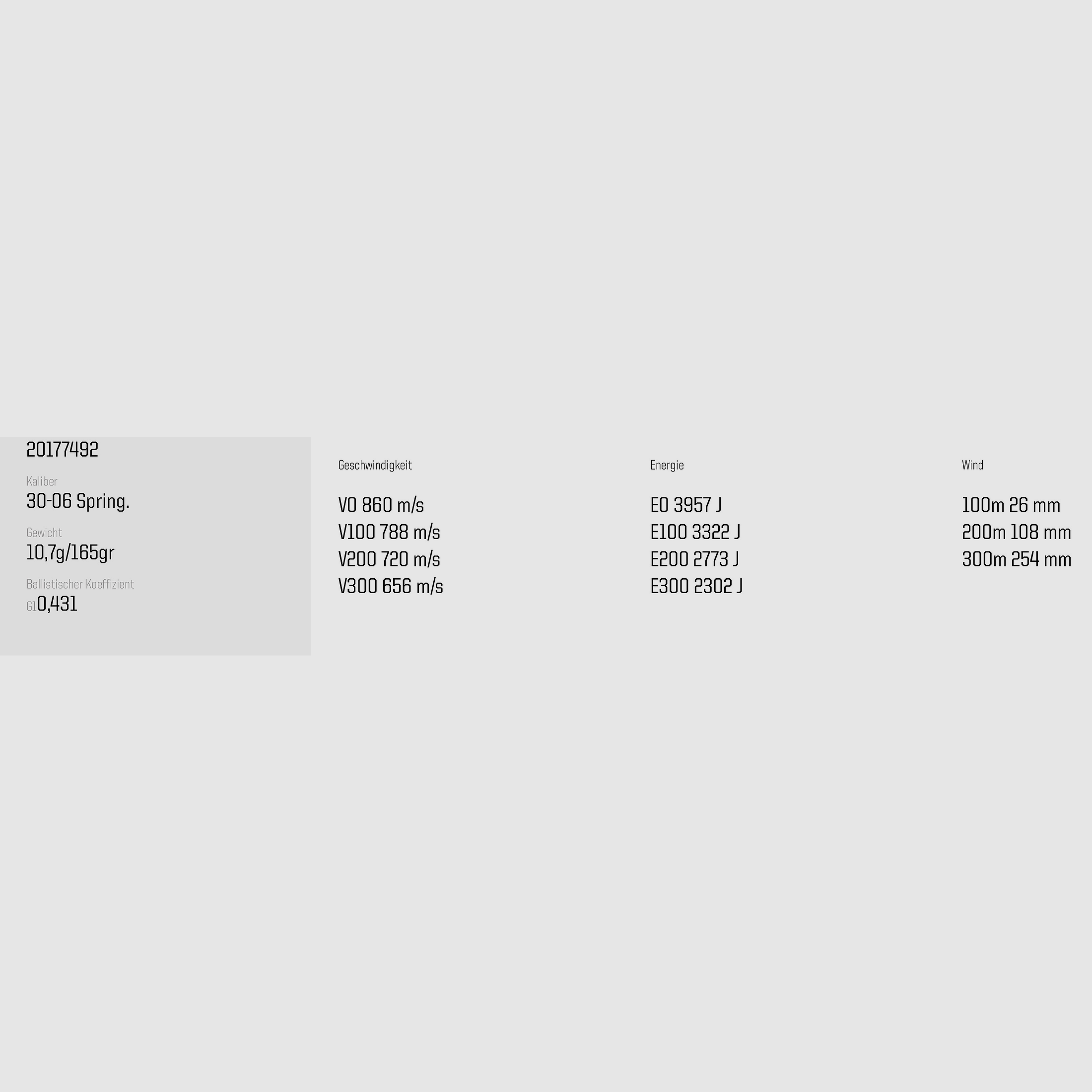 Norma 2421693 .30-06 Spr. Ecostrike 10,7g 165grs. Büchsenmunition