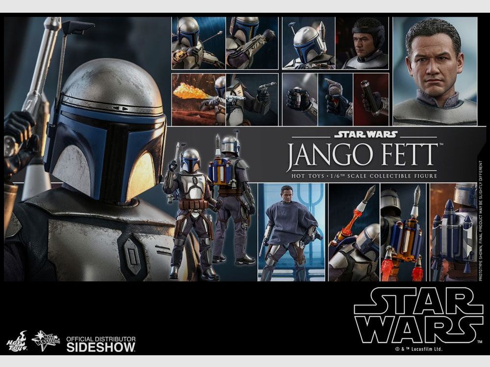 Star Wars Episode II Movie Masterpiece Actionfigur 1/6 Jango Fett 30 cm | 43231