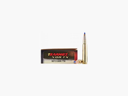 BÜCHSENMUNITION BARNES VOR-TX EURO – 8×57 JS – 160 grains