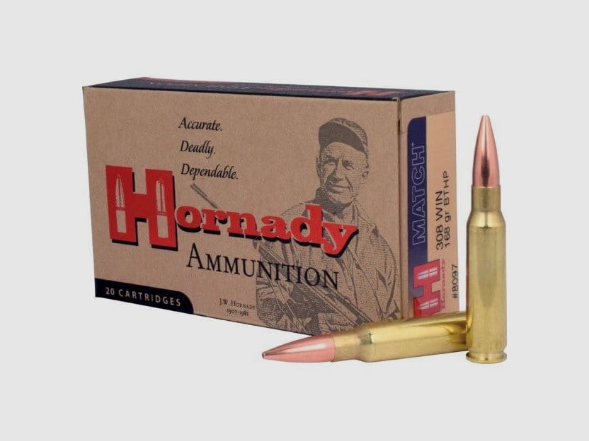 Hornady Match .308 Win. BTHP 168 gr. - 20 pz.
