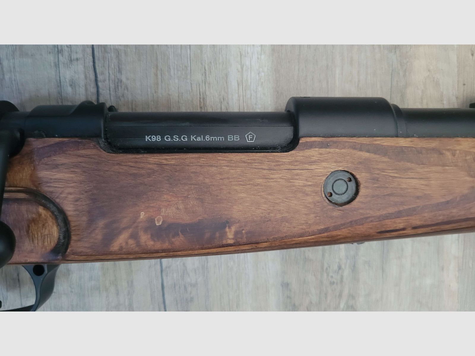 "750€ VB" Ares K98 1,6 joule 6mm BB + CNC Schiene Goetland Visier