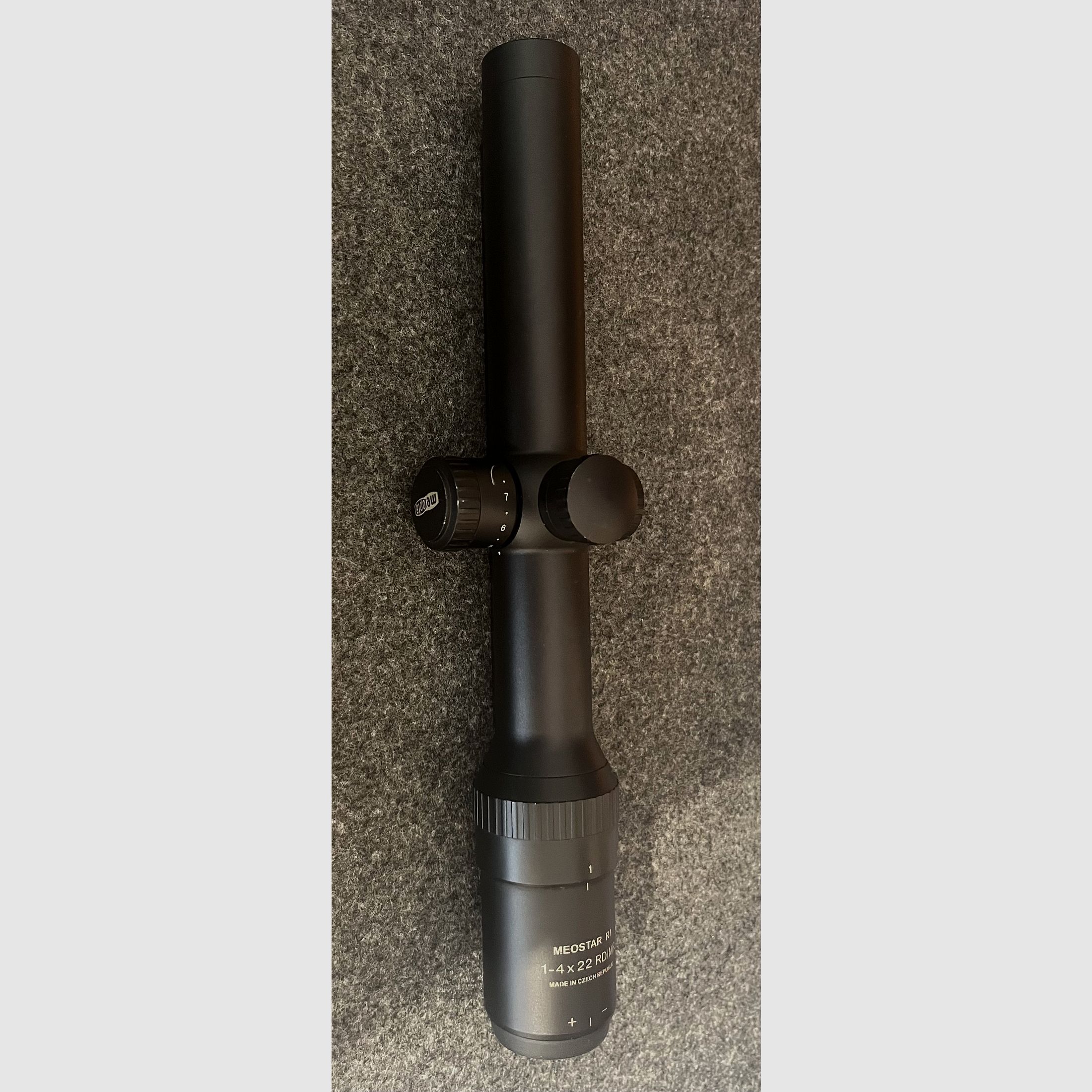 Meopta Meostar R1 1-4x22 RD/MR with Zeiss rail