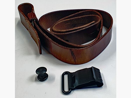 Switzerland leather straps for Swiss carbine K31 and K11 as new/stock/depot goods from war reserve