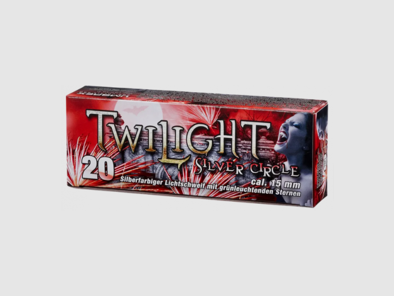 Umarex Twilight Silver Circle 15 mm, 20-sztukowe opakowanie pirotechniki