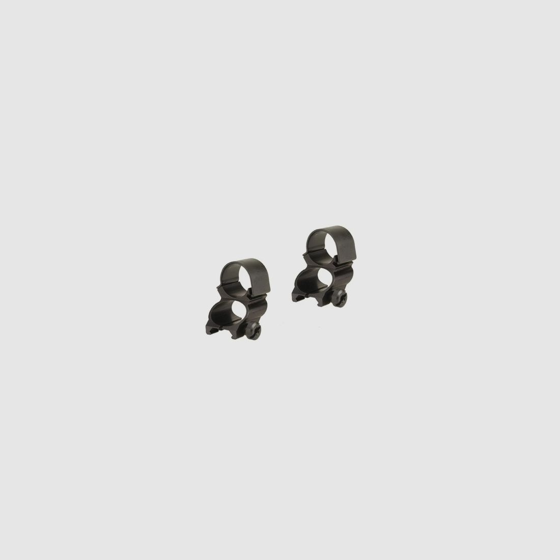 Weaver See-Thru Weaver-Style Anelli (1 esteso) nero opaco 25,4mm, BH 19,05mm