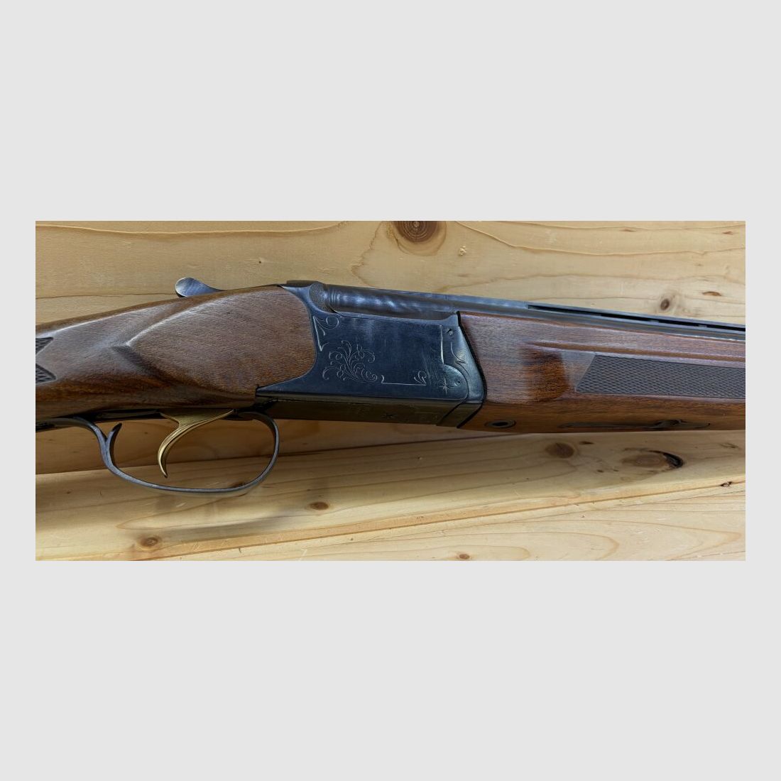 Escopeta Baikal de doble cañón 12/76 / longitud de cañón de 67 cm con chokes intercambiables 12/76