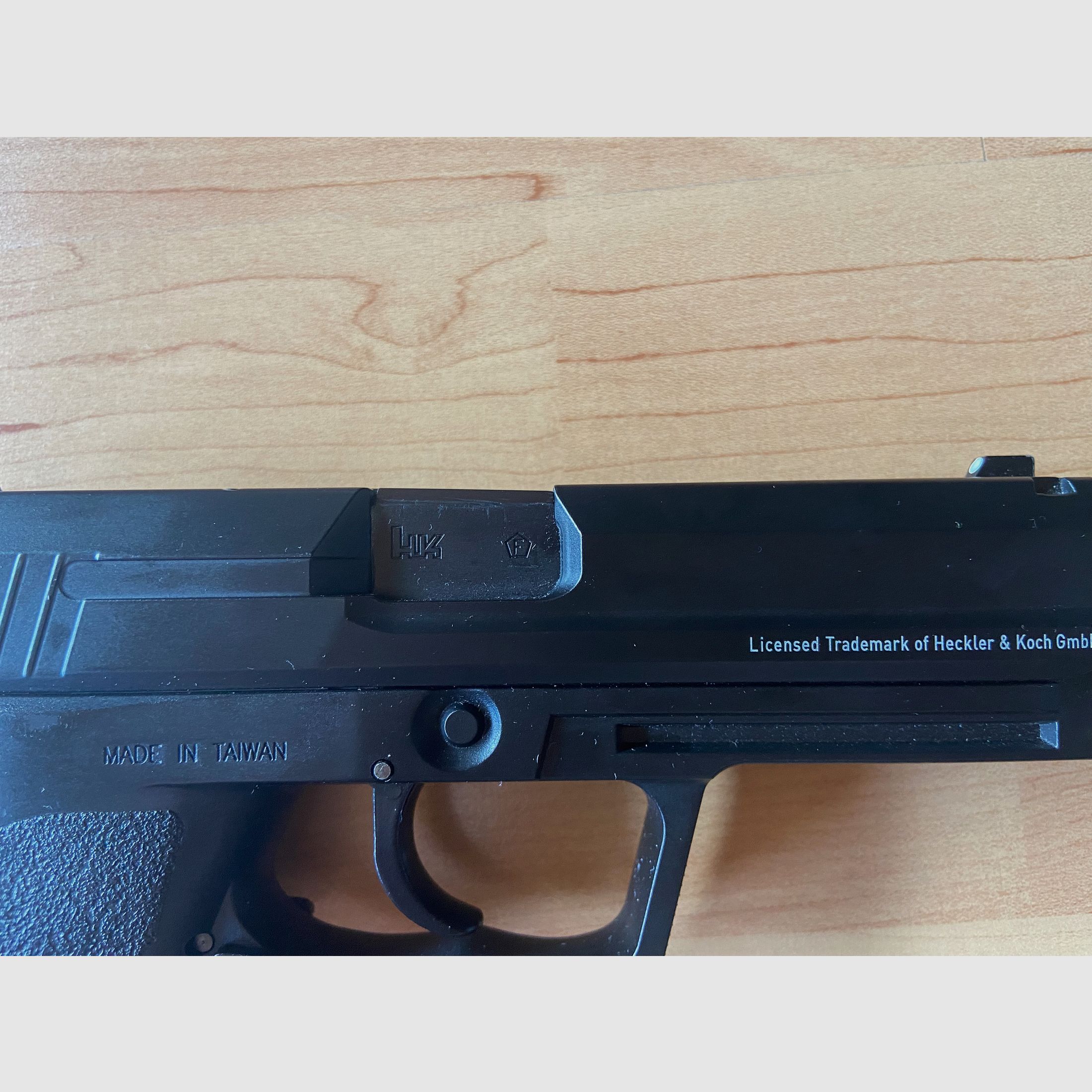 HK USP CO2 Pistole NBB + MP5 K-PDW CO2 GBB 4,5 mm Gebraucht
