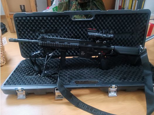 Verkaufe HK 416 T4E mit viel Zubehör und Ersatzteilen.