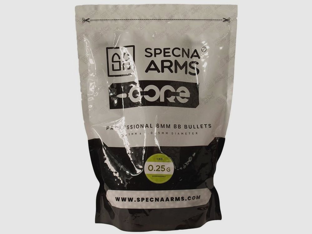 Specna Arms Airsoft BIO BB´s 0.25g 1kg Beutel (4000stk)