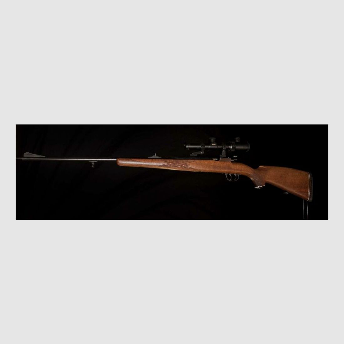 Sistema Mauser Velser 98 Stutzen con montaggio girevole e cannocchiale da caccia Drückjagd, immagine 6 di 8