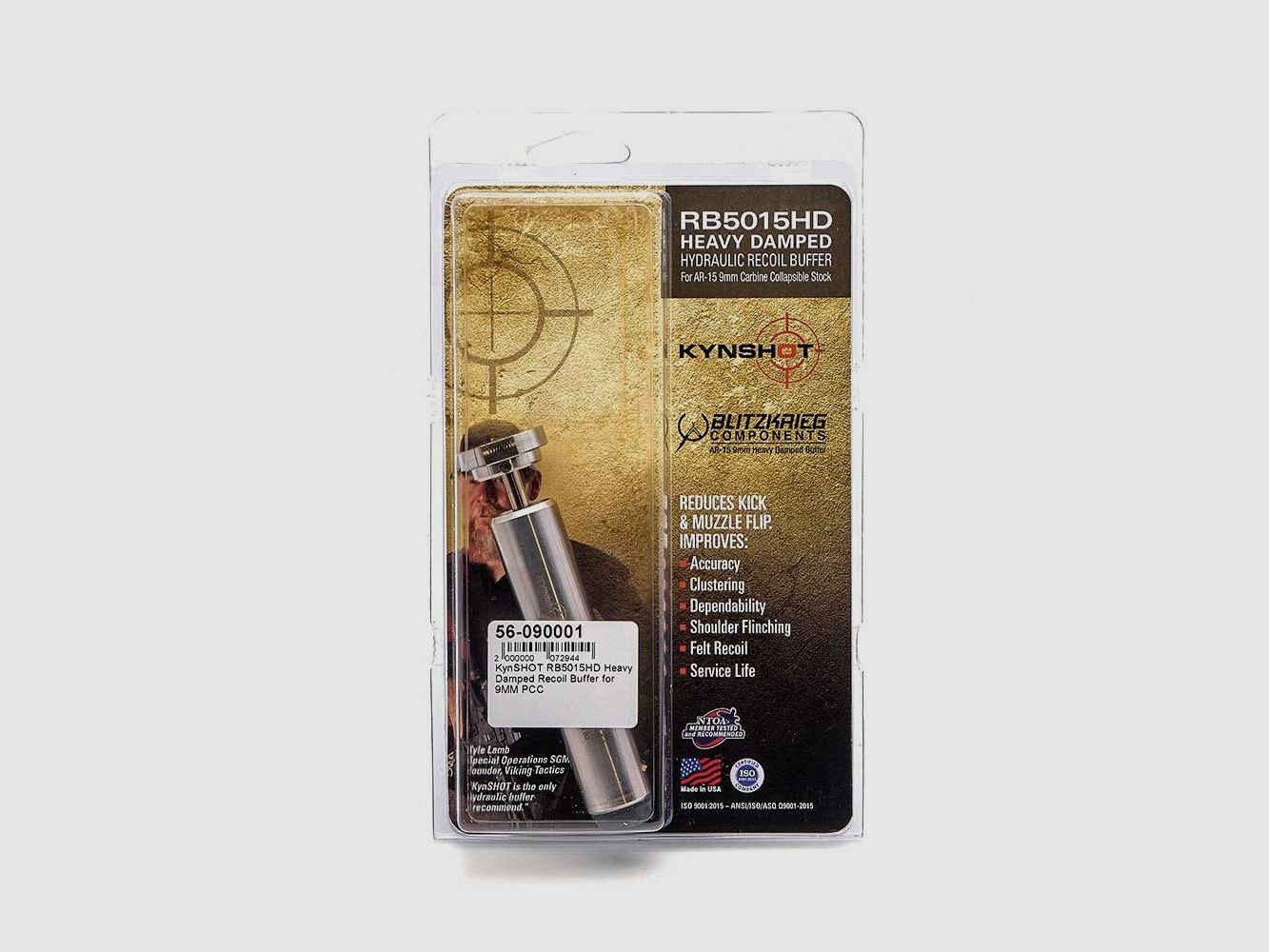 KynSHOT RB5015HD heavy recoil buffer for 9 mm PCC, image 1 of 3