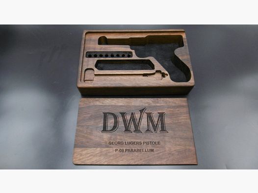 Cofanetto in legno per Pistol P08 DWM