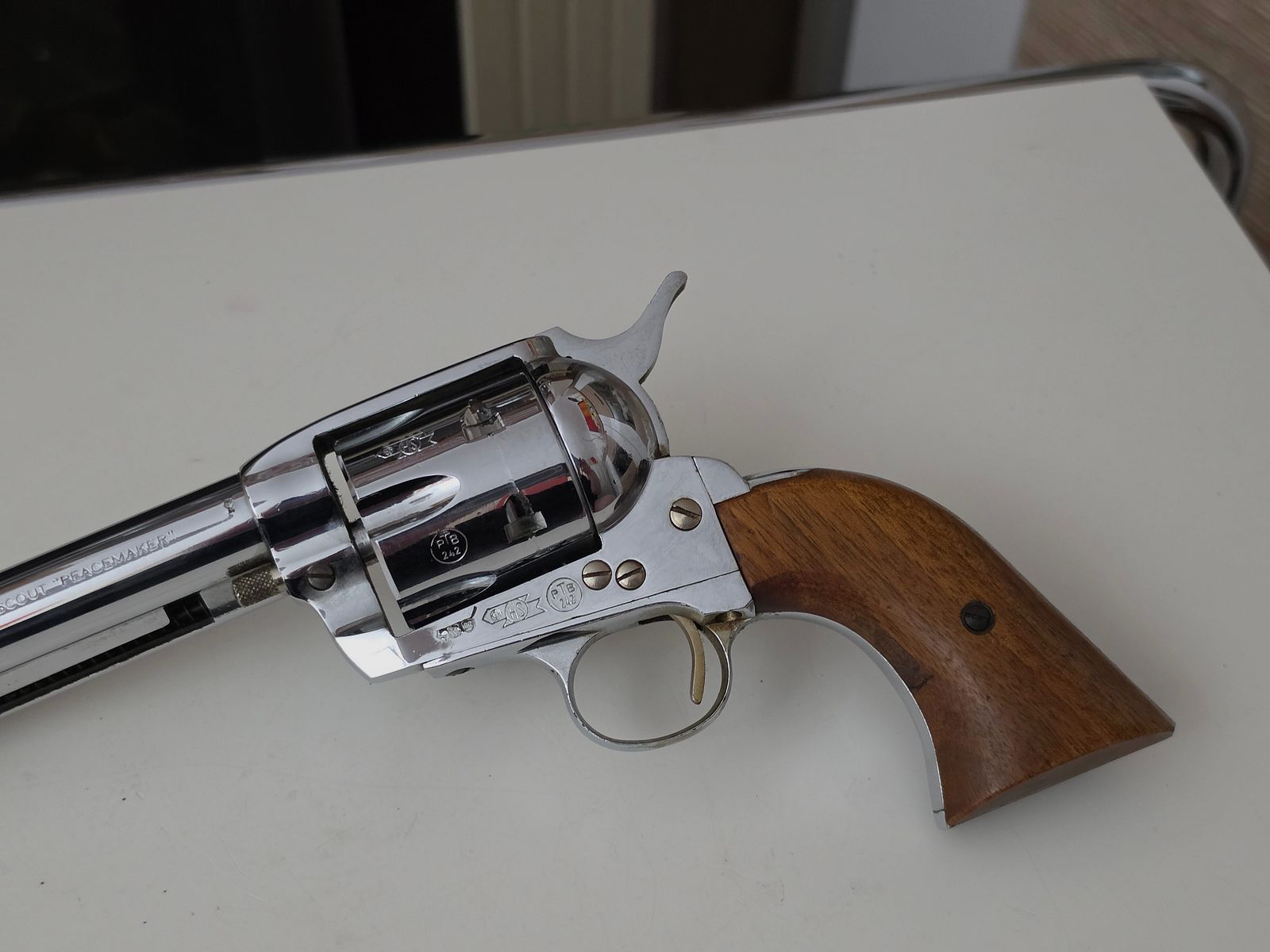 Revolver HS Texas Scout Peacemaker Mod. 121  PTB 242  9mm Knall