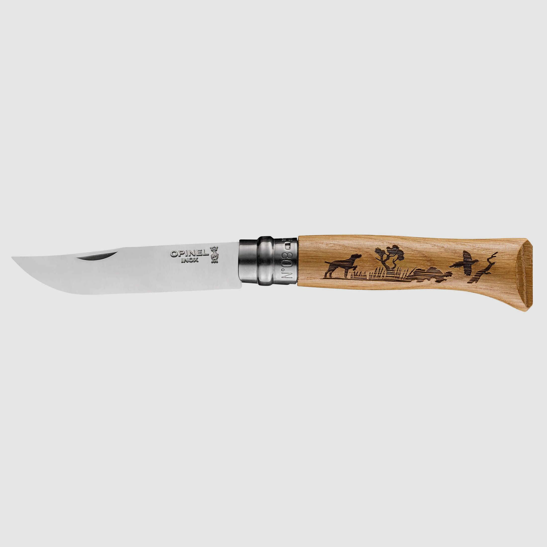 Opinel Knife No. 8 Animalia Dog