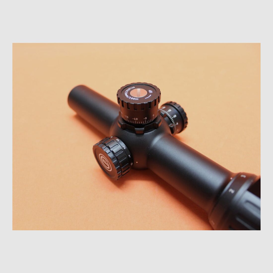 GECO Geco lunette de tir 1-6x24 IR TT Tactical, réticule lumineux GCDT (2.BE) Circle-Dot pour IPSC/ Dynamic etc., image 5 sur 8