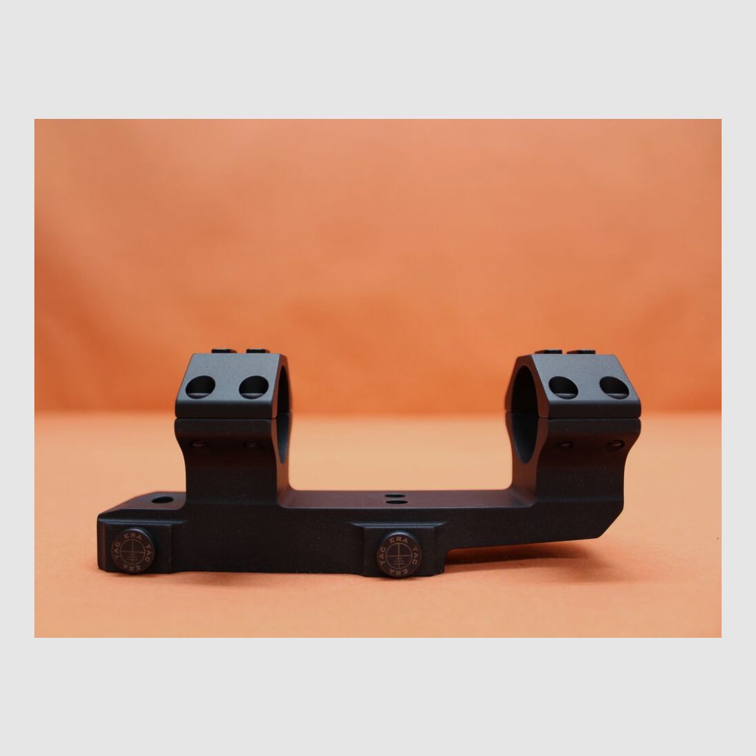 Recknagel Era-Tac Blockmontage 30mm (T5023-0022) mit Mutter, Alu schwarz, 2'' verlängert für Picatinnyprofil