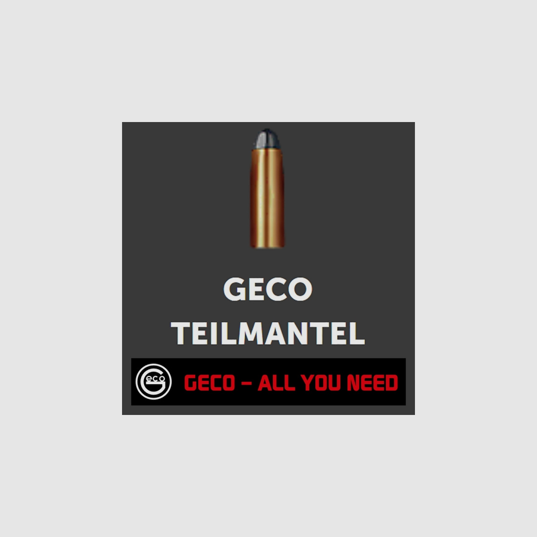 50 Stück NEUE GECO Geschosse - Teilmantel/Softpoint 7,62mm/.308 - 11g/170gr (#2145413)Rehwild+Mittel