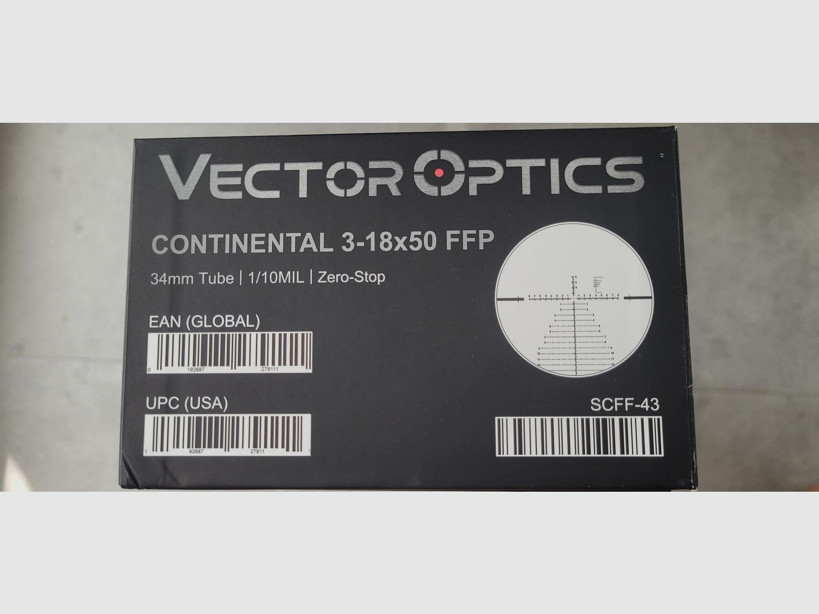 Vector Continental 3-18x50 FFP SCFF-43