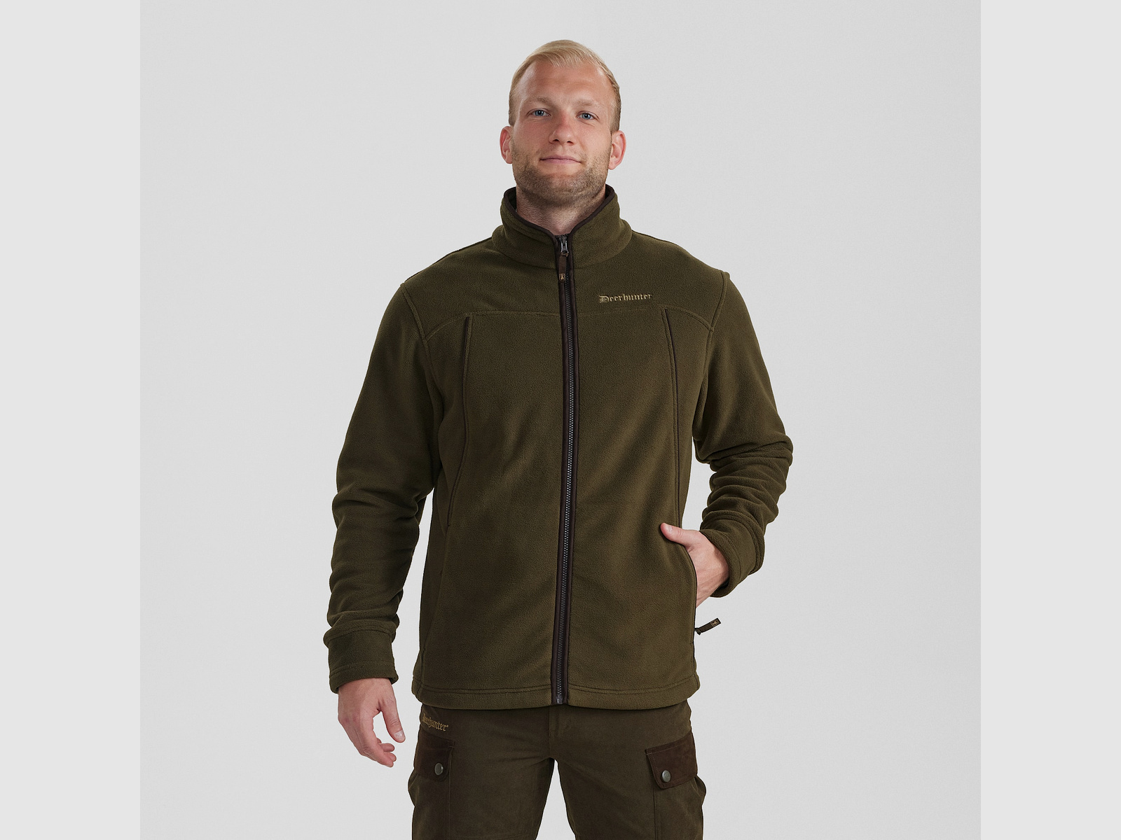 Chaqueta de forro polar Deerhunter Eagle Hombre Tarmac Verde M