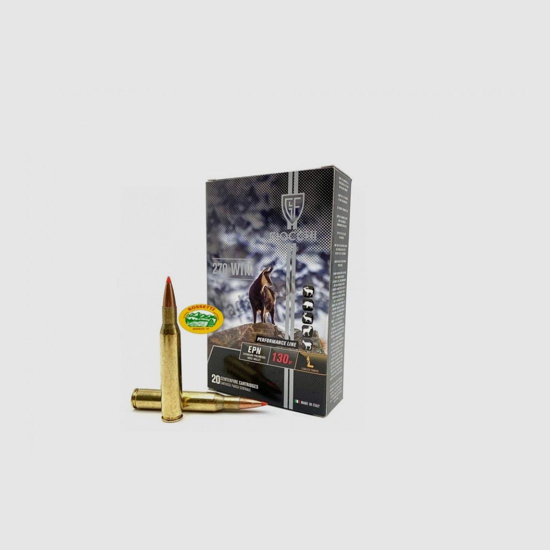 FIOCCHI Munizioni cal. 270 win. palla EPN 130 gr.